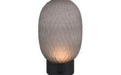 Facette Bordslampa LED rökfärgad/mattsvart uppladdningsbar
