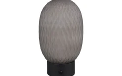 Facette Bordslampa LED rökfärgad/mattsvart uppladdningsbar