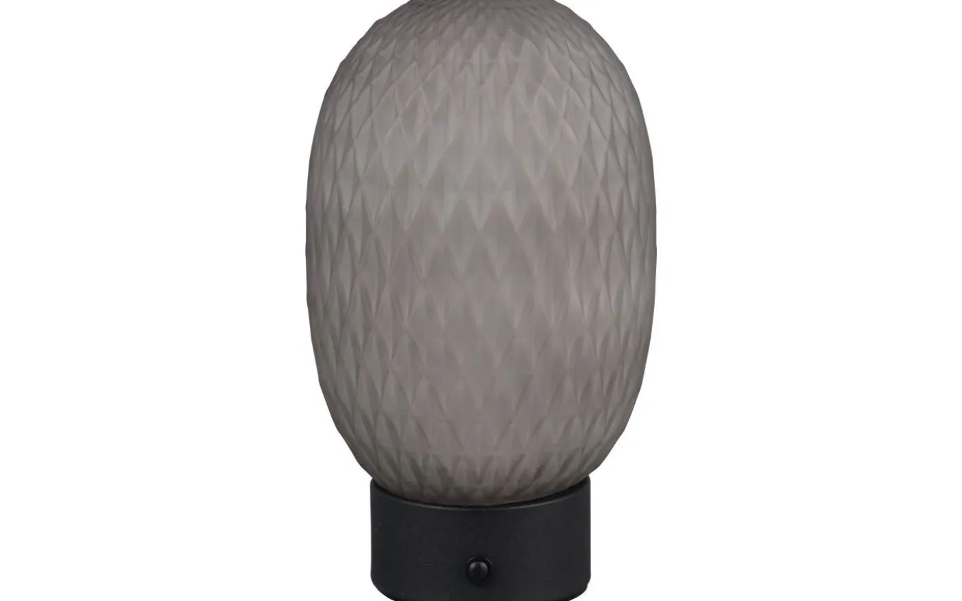 Facette Bordslampa LED rökfärgad/mattsvart uppladdningsbar