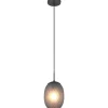 Facette Fönsterlampa 17,5cm E27 mattsvart/rök