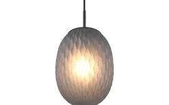 Facette Fönsterlampa 17,5cm E27 mattsvart/rök