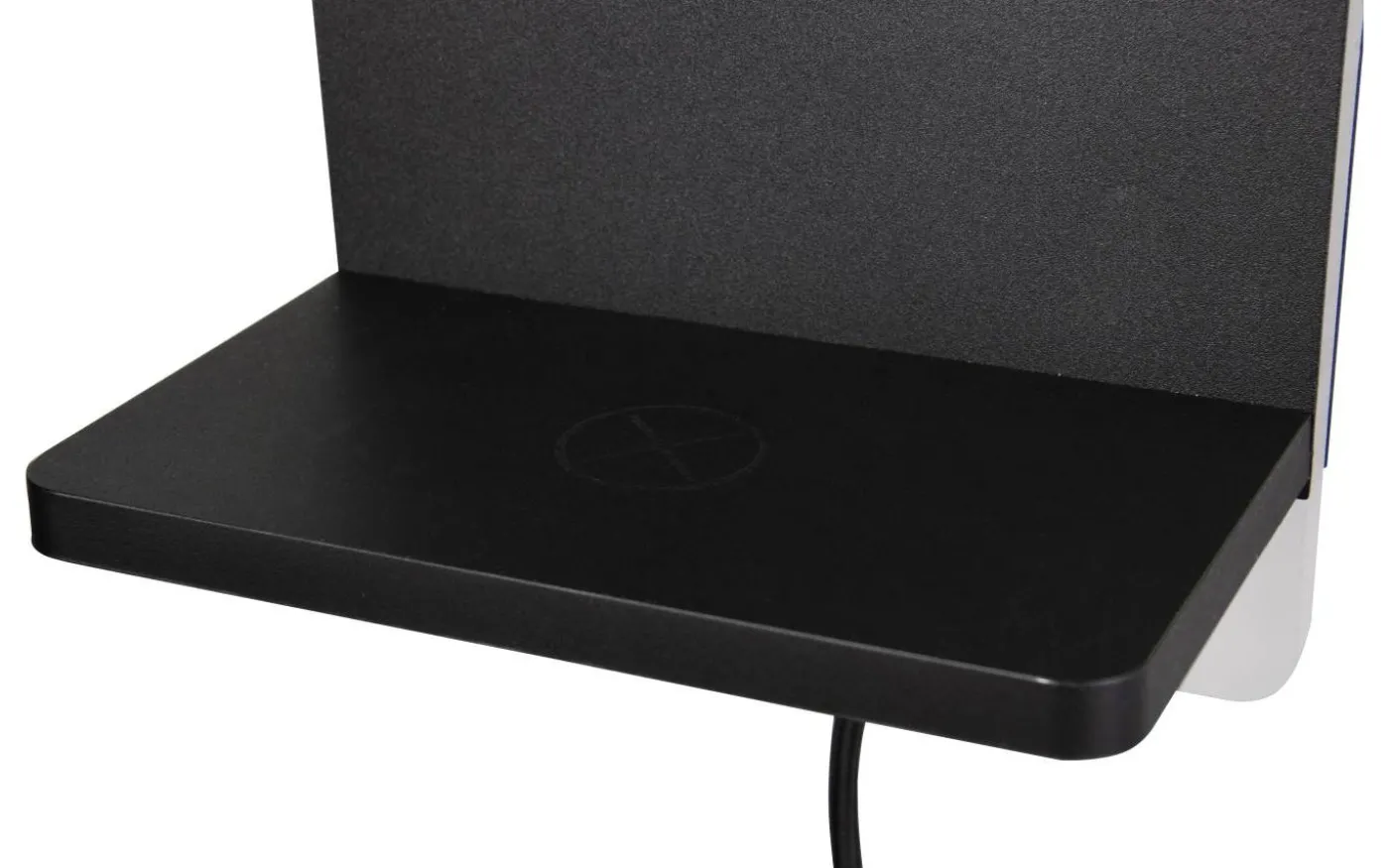 Fairfield Vägglampa LED mattsvart med laddningsstation