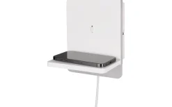 Fairfield Vägglampa LED mattvit med laddningsstation