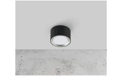 Fallon Takspotlight 3-Steg DIM 2700K 500lm 8,5W 6cm Svart