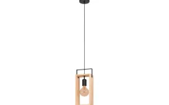Famborough Fönsterlampa 16cm Trä/Svart