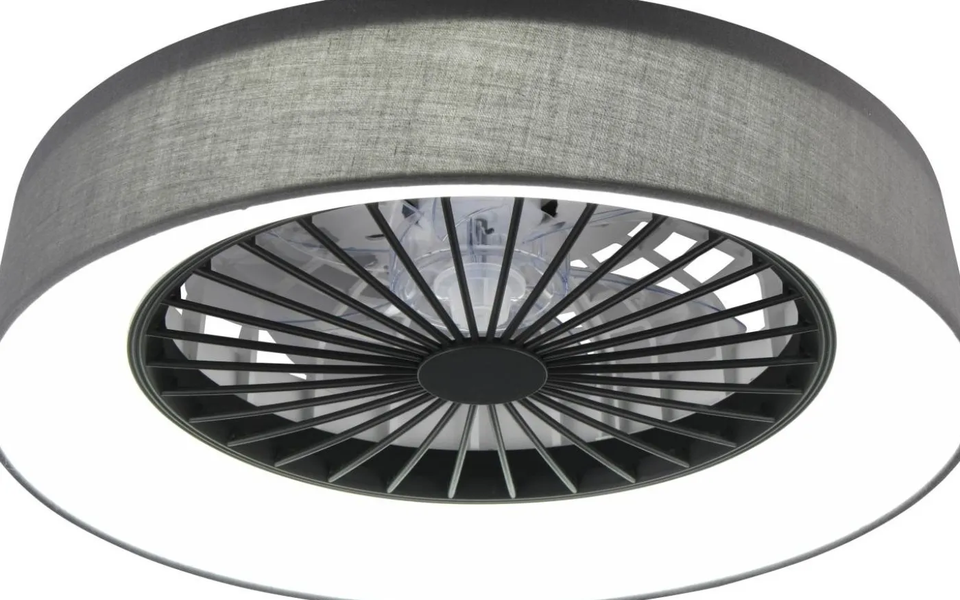 Farsund Takfläkt 49cm LED grå