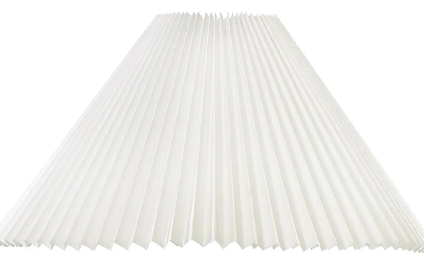 Felix Plisserad Lampskärm Ø46cm Vit