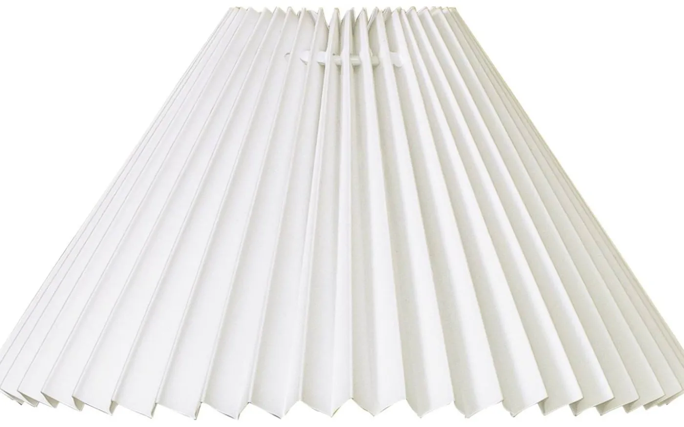 Felix Plisserad Lampskärm Ø22cm Vit