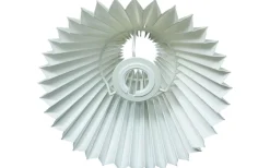 Felix Plisserad Lampskärm Ø22cm Vit