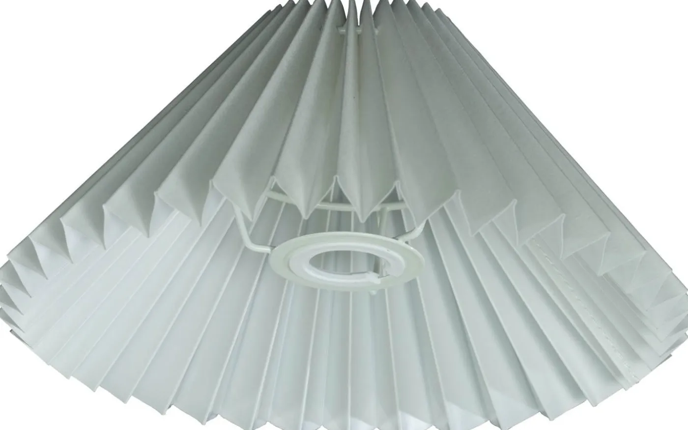 Felix Plisserad Lampskärm Ø25cm Vit