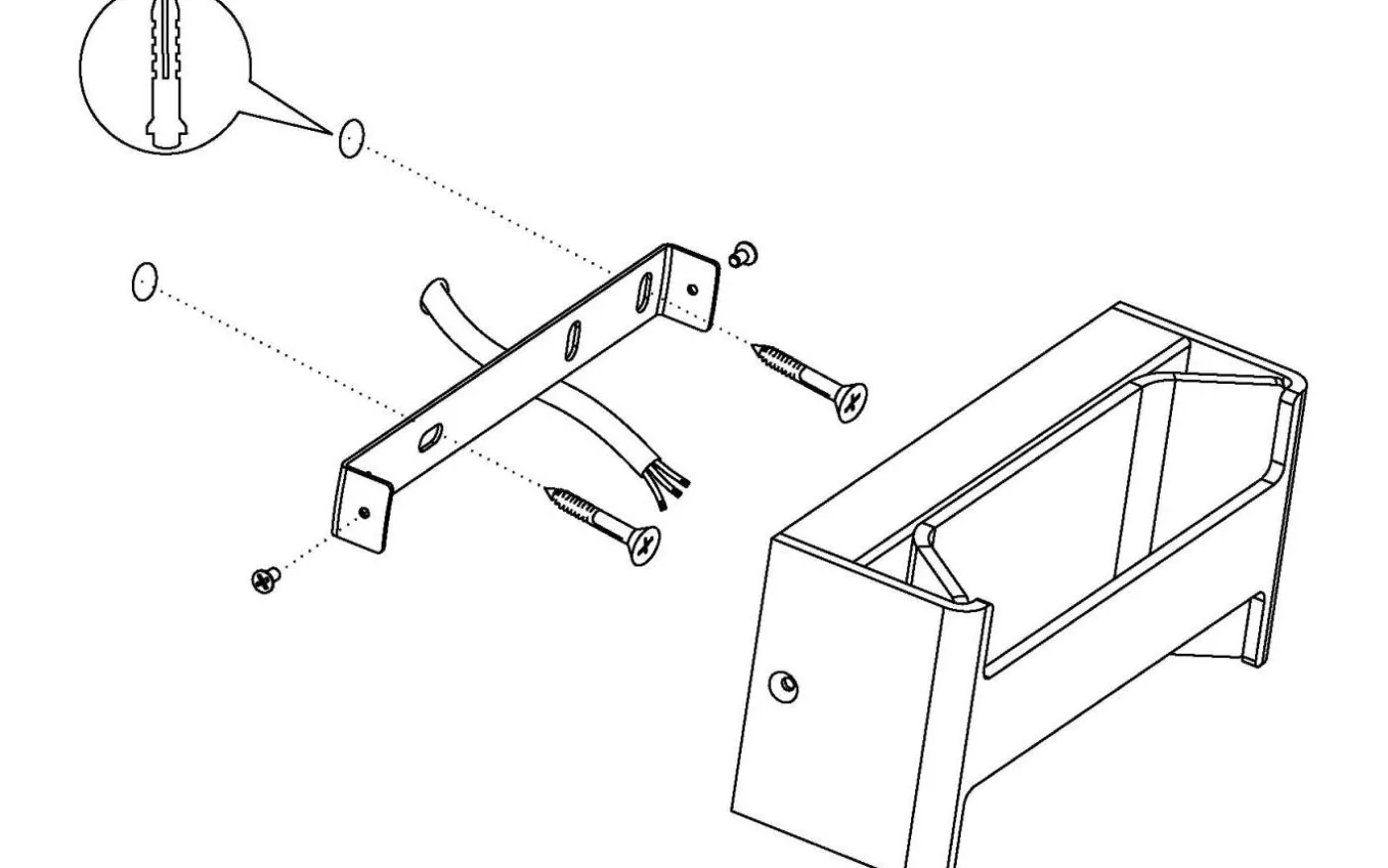 Feloniche Vägglampa LED 3000K 10W Svart