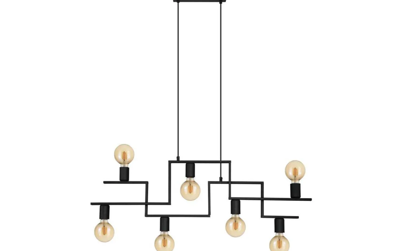 Fembard Taklampa 101cm 7L Svart