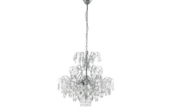 Fenoullet Kristallkrona 58cm Krom