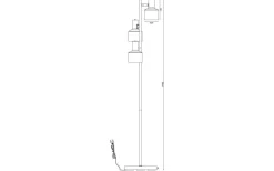 Ferdinand Golvlampa 150cm Svart