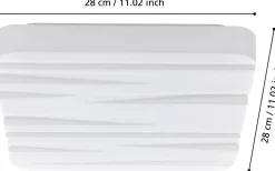 Ferentino Plafond 28cm LED 3000K 10W Vit