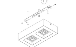 Ferreros Plafond 25,5cm LED 3000K 12,6W Vit