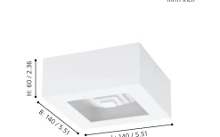 Ferreros Plafond 14cm LED 3000K 6,3W Vit