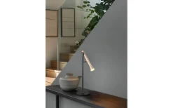 Fiato Bordslampa LED matt svart/kaffebrun