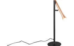 Fiato Bordslampa LED matt svart/kaffebrun