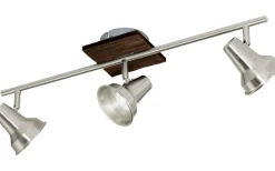 Filipina Takspotlight 58cm GU10 LED 3000K 3x3W Brun