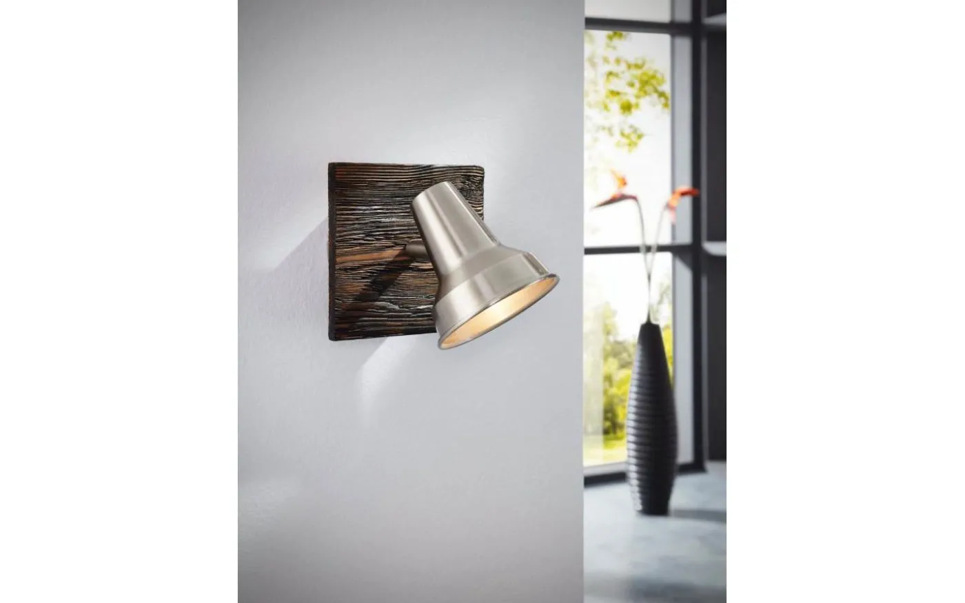 Filipina Vägglampa LED 3000K 3W Brun