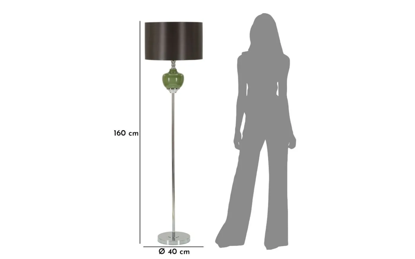 Fino Golvlampa 160cm Grön