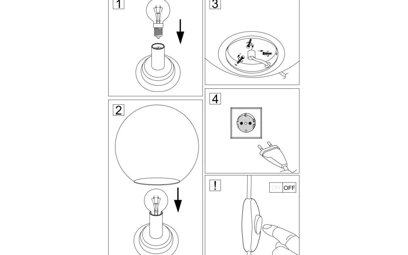Fireworks Bordslampa 22cm E14 Krom