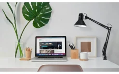 Firmo Klämlampa 73cm Svart