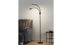 Fix Golvlampa LED 2x5W 3000K 130cm Svart