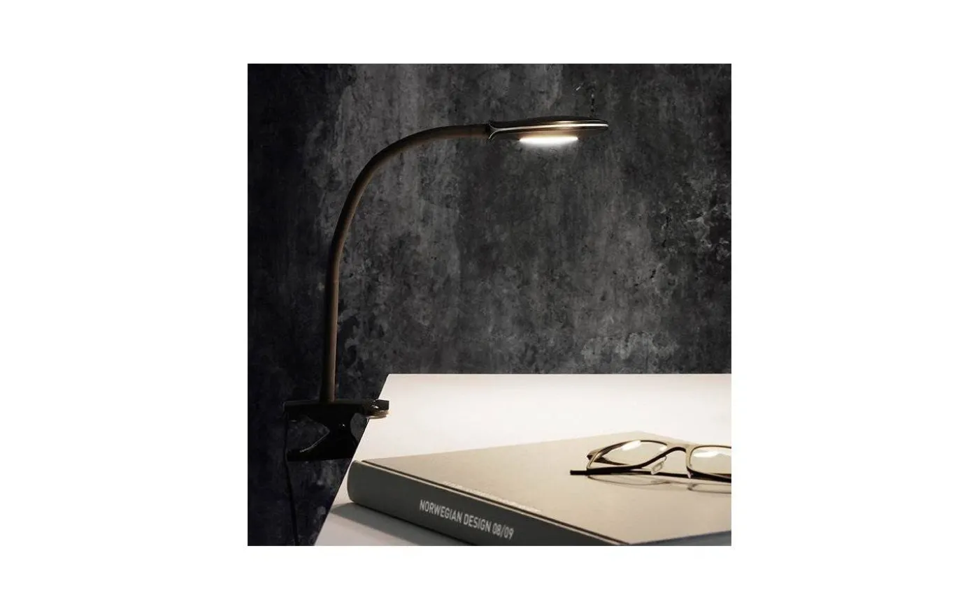 Fix Klämlampa LED 4W 3000K Svart