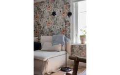 Fladen Golvlampa 2L 140cm Svart