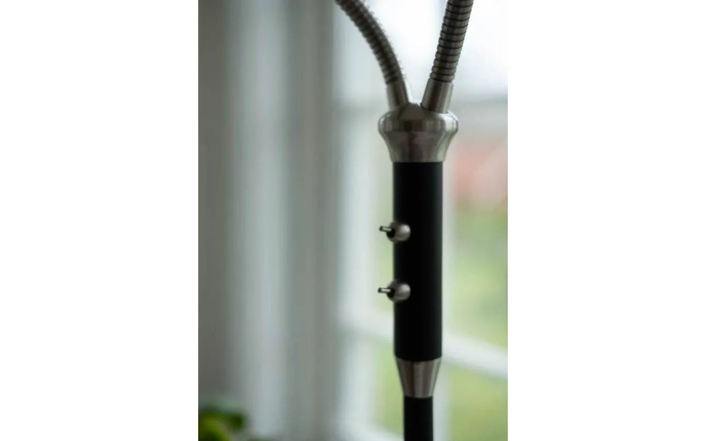 Fladen Golvlampa 2L 140cm Svart