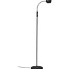 Fladen Golvlampa 1L 140cm Svart