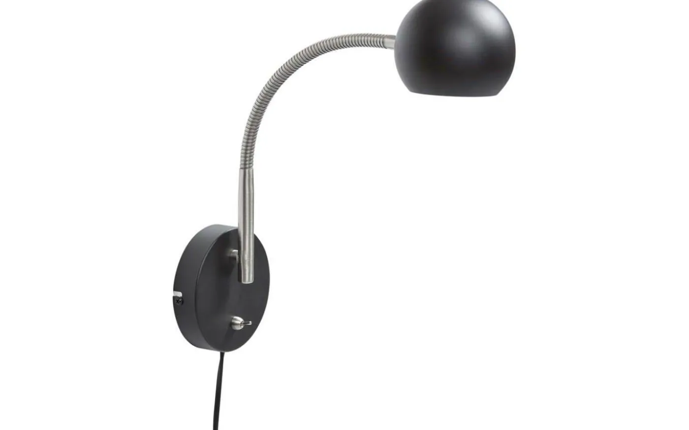 Fladen Vägglampa Svart