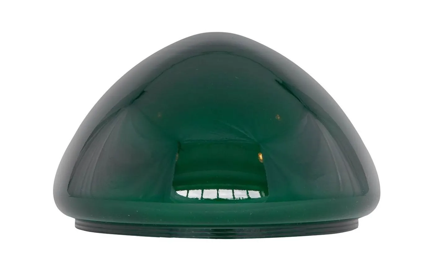 Flat bordlampskärm 200 - Grönt överfångsglas