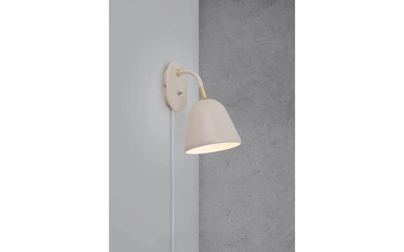 Fleur Vägglampa Puderbeige