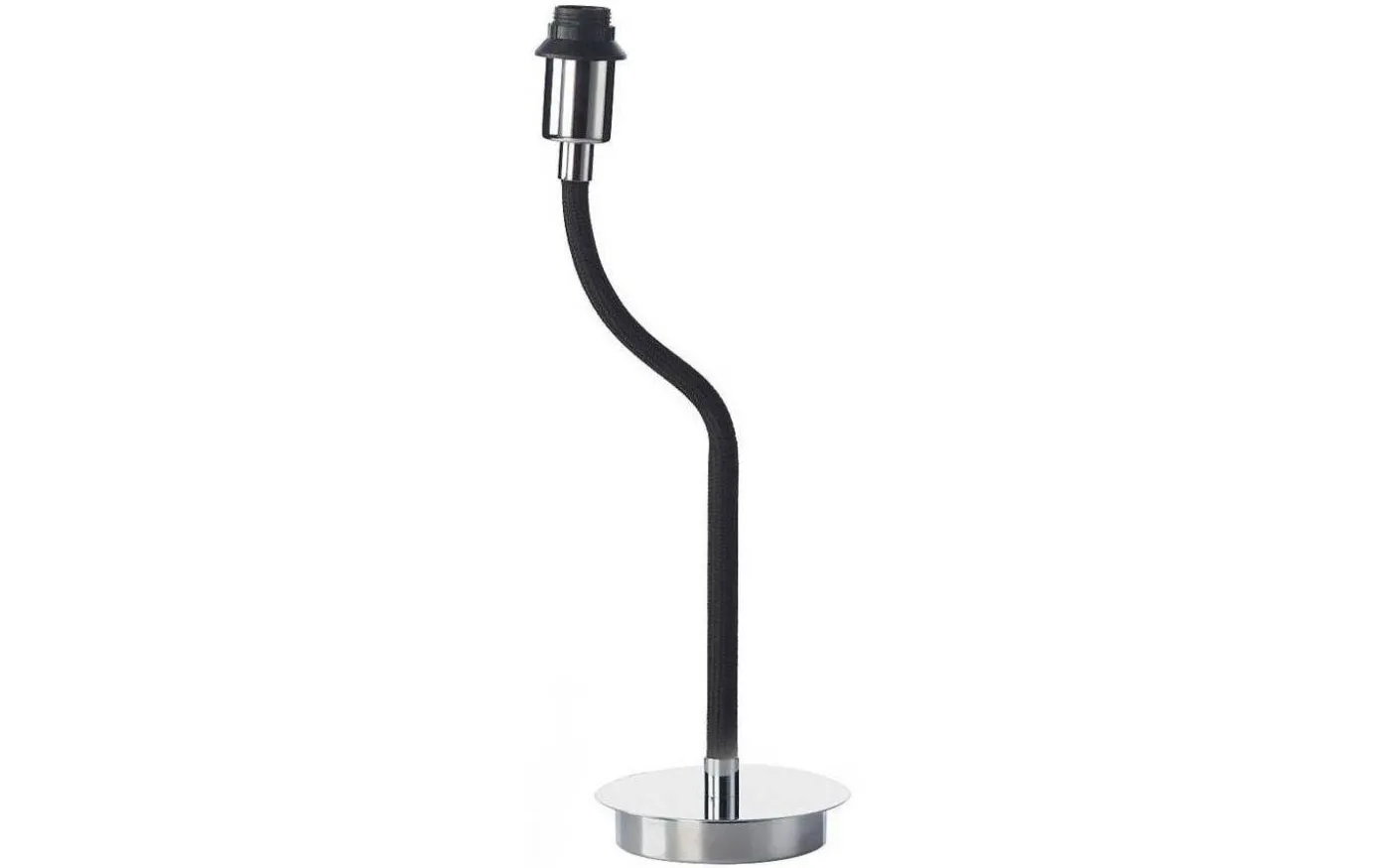 Flex Lampfot 42cm Krom/Svart