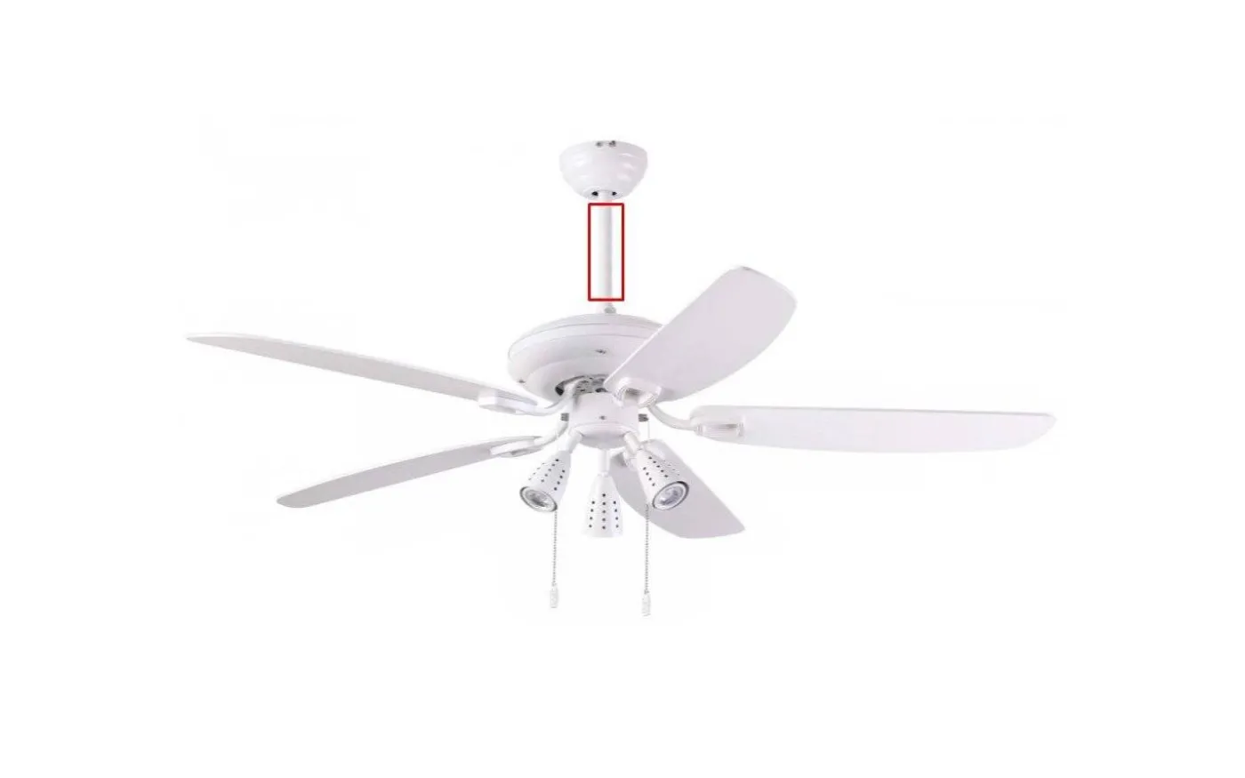 Fläktstång Till Orion Takfläkt Vit 30cm