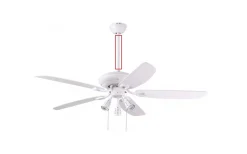 Fläktstång Till Orion Takfläkt Vit 60cm