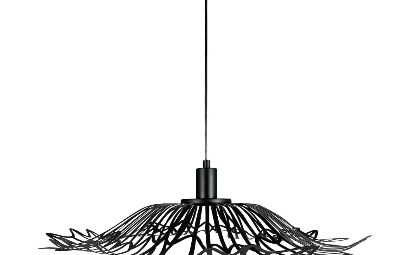 Flora Taklampa 60cm Mattsvart