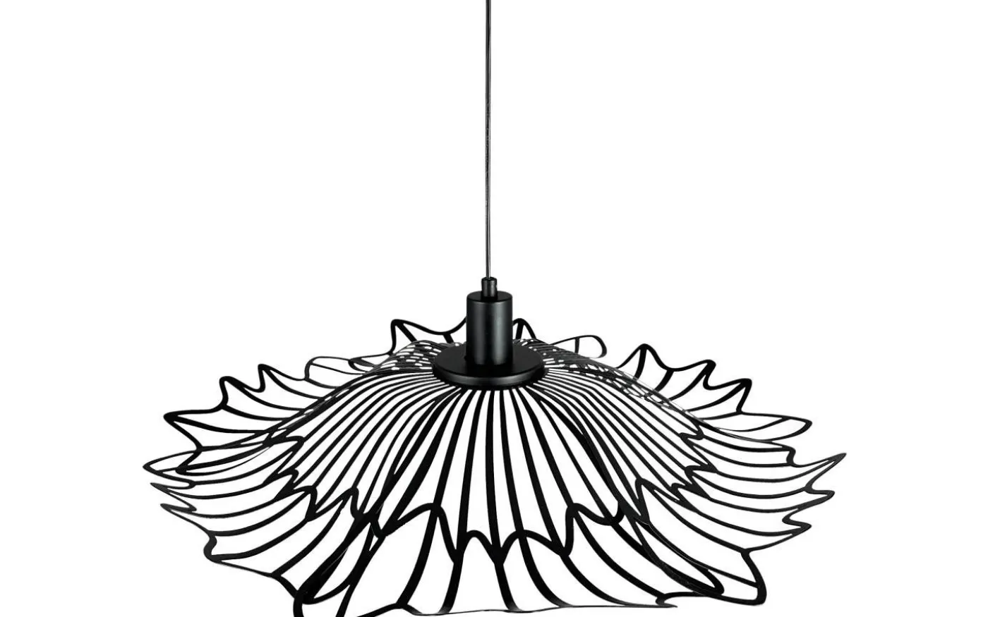 Flora Taklampa 60cm Mattsvart