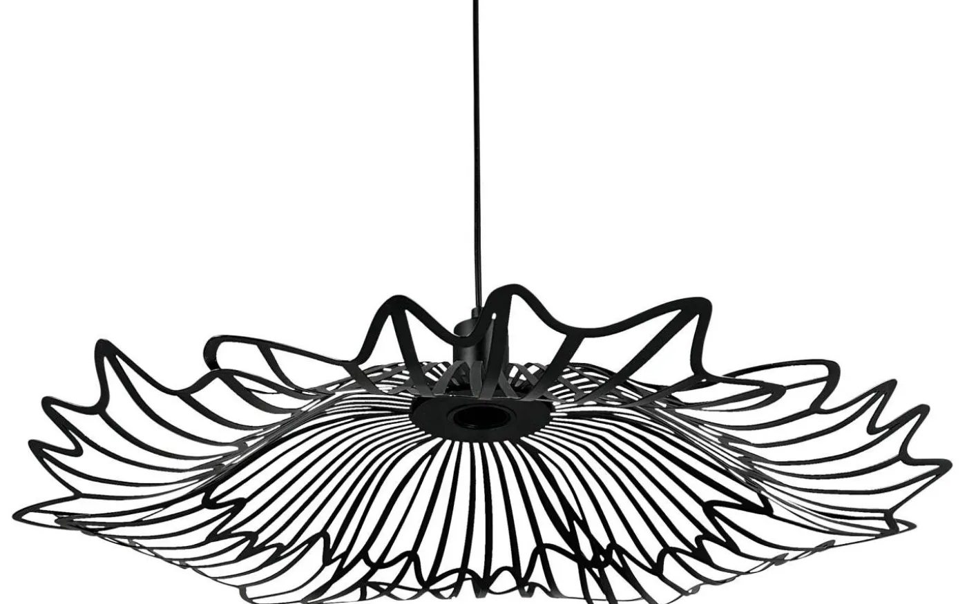 Flora Taklampa 60cm Mattsvart