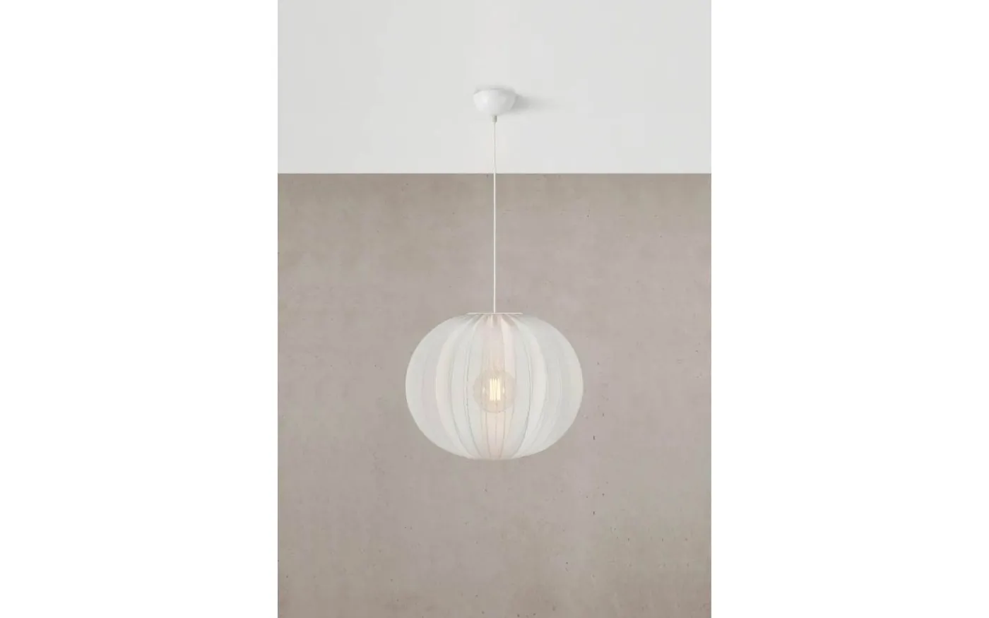 Florence Taklampa 50cm Vit