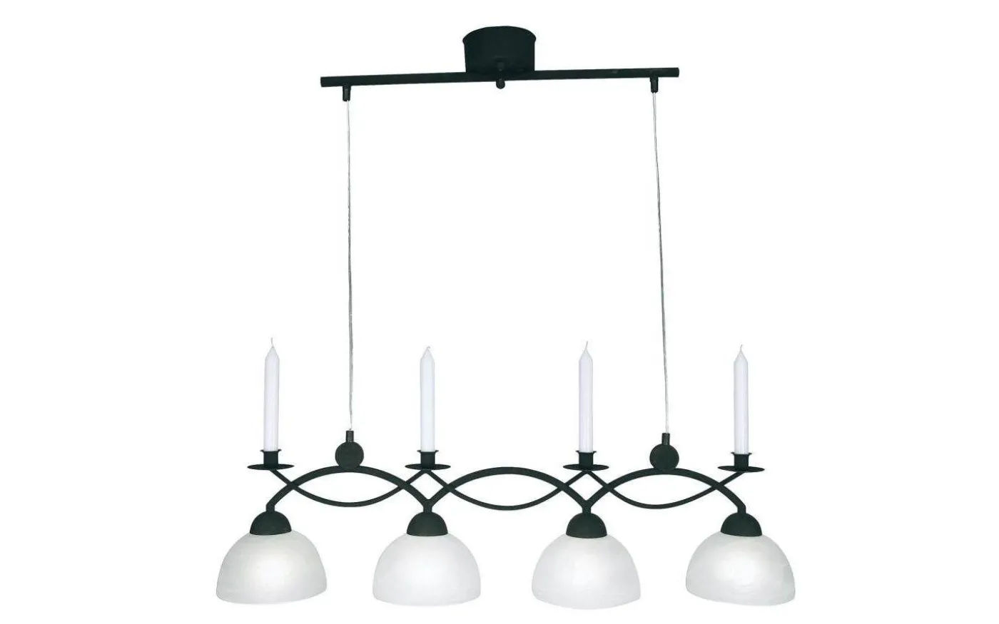 Florens Taklampa 89cm 4xE14 Antik svart