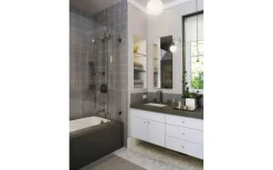 Florens Vägglampa Krom IP44