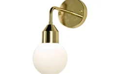 Florens Vägglampa Mässing IP44