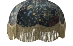 Flower Field Lampskärm Ø35cm Guldfrans