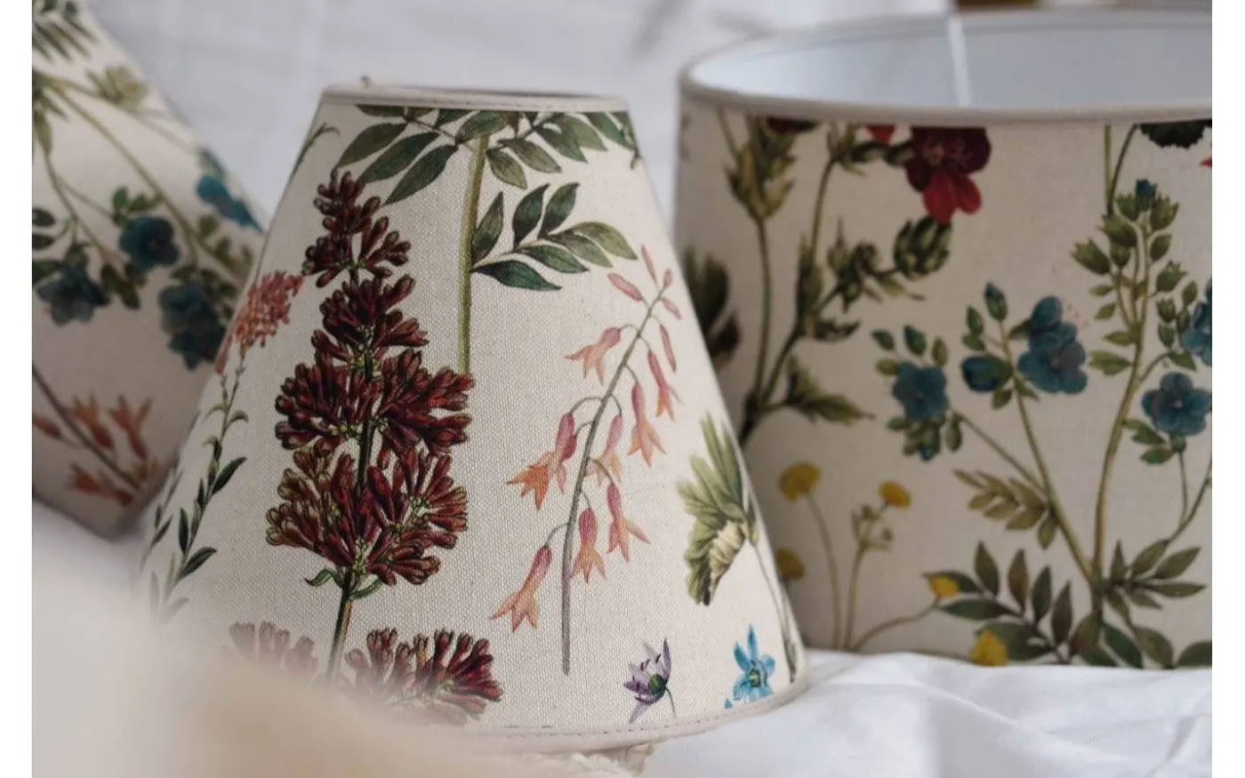 Flower Field Toppringskärm Ø22cm Natur