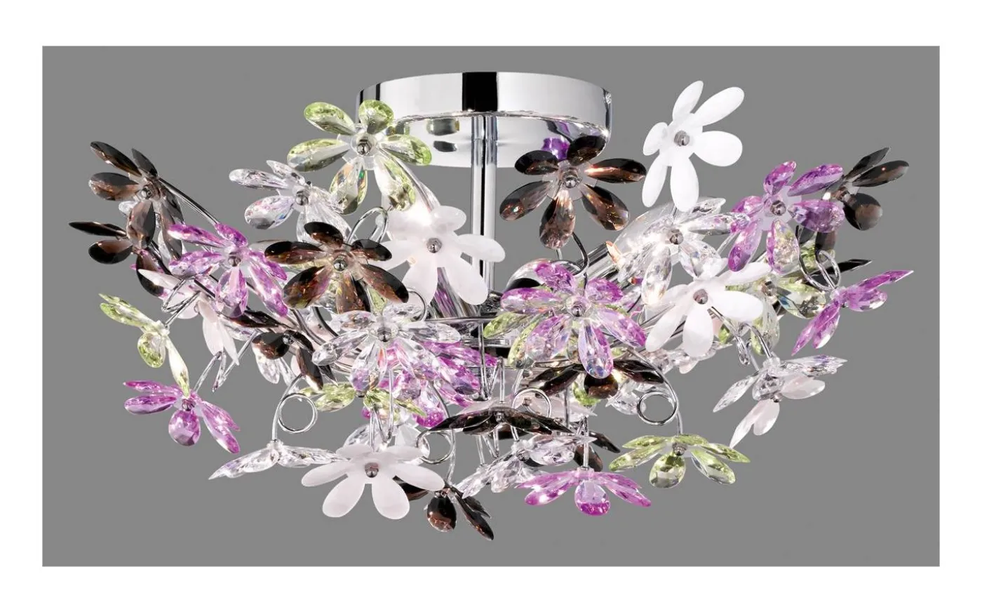 Flower Plafond 4xE14 flerfärgad