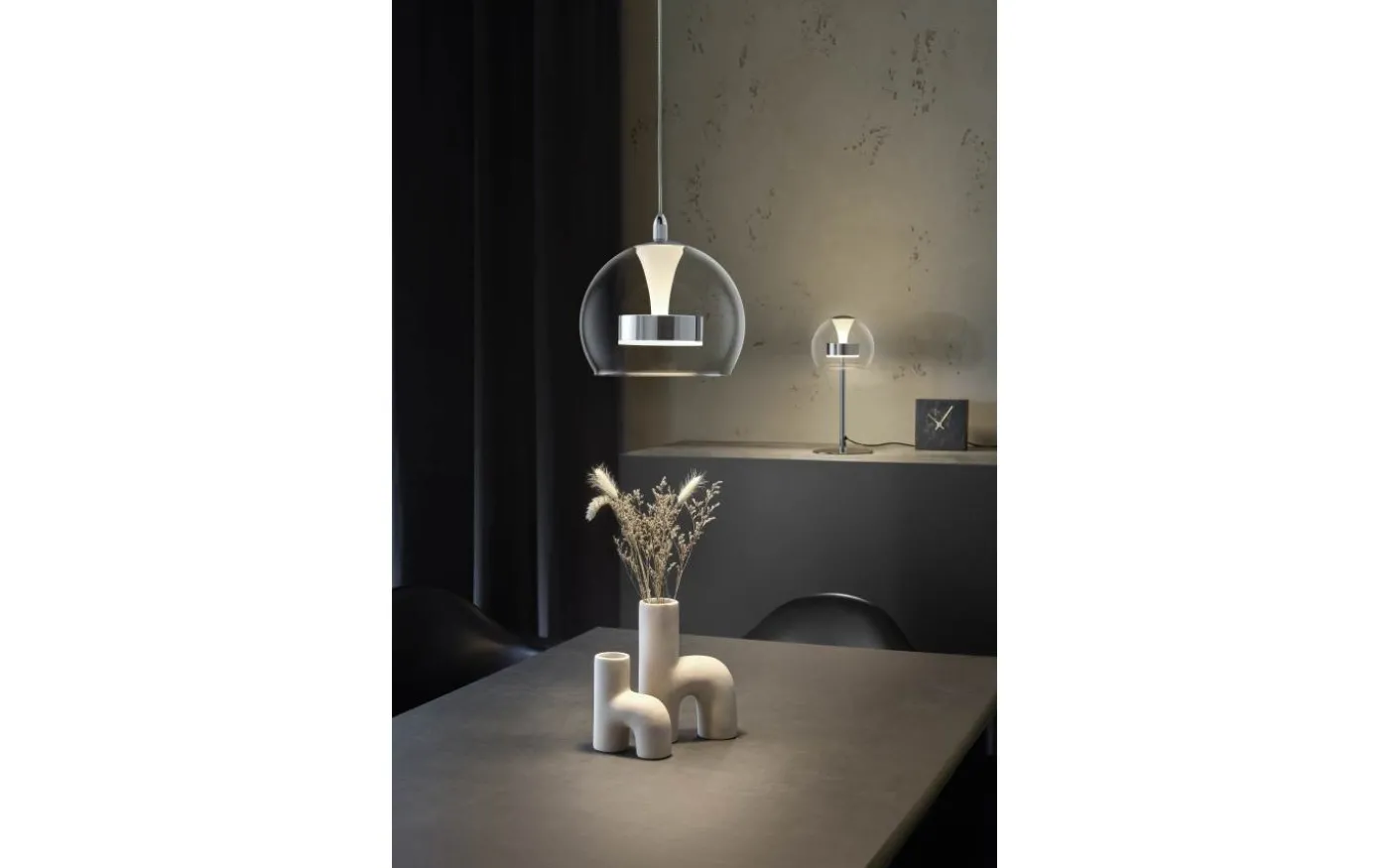 Flynt Fönsterlampa 20cm LED krom